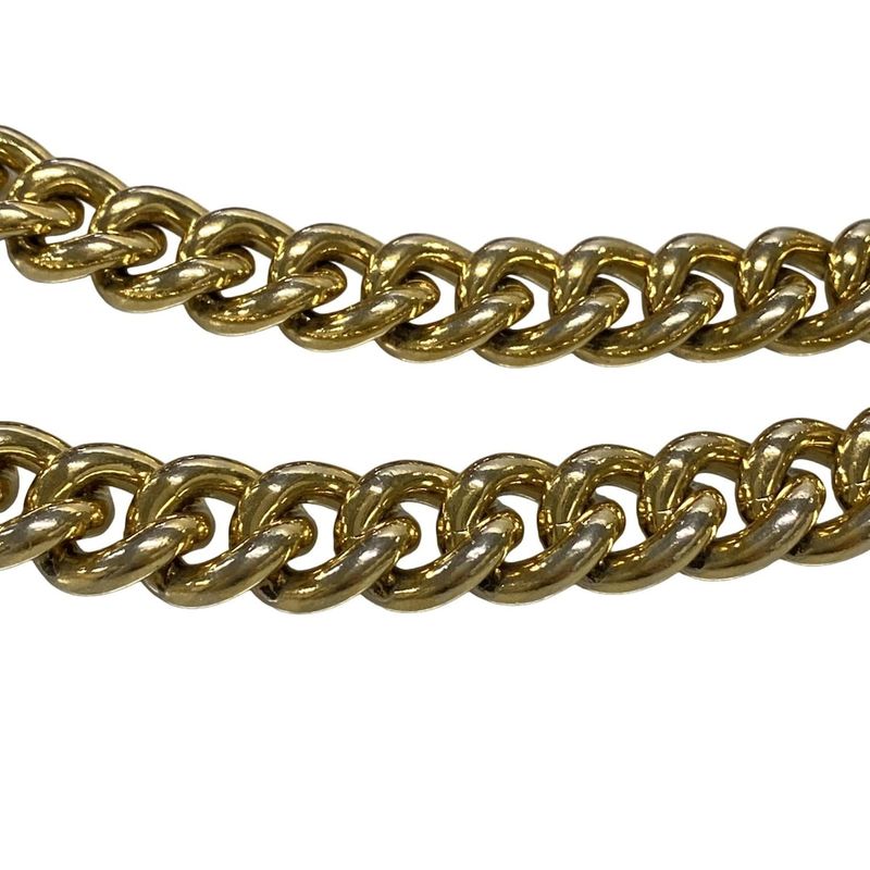 Gucci Shoulder Bag Padlock GG Small 409487 Dark Brown X Red X Multi Chain