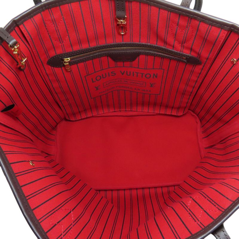 Louis Vuitton N40599 Neverfull MM USA Tote Bag Damier Canvas Women