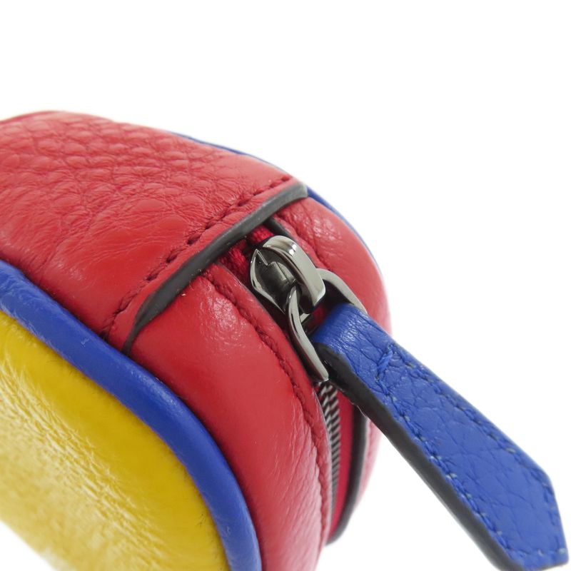 Fendi Logo Accessory Pouch Leather Women