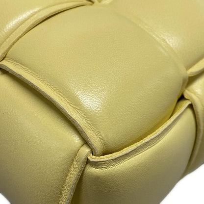 Bottega Veneta Shoulder Bag Padded Cassette Yellow Lambskin