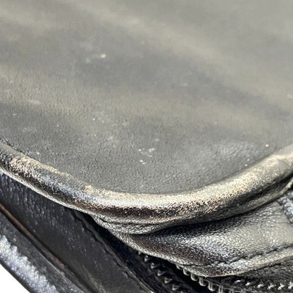 Loewe Black Leather Bag Clutch Bag Second Bag Men's