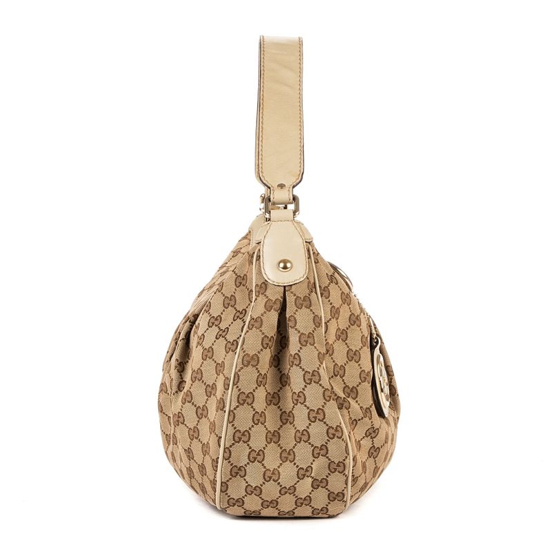 Gucci Suki Brown/beige Monogram Canvas A