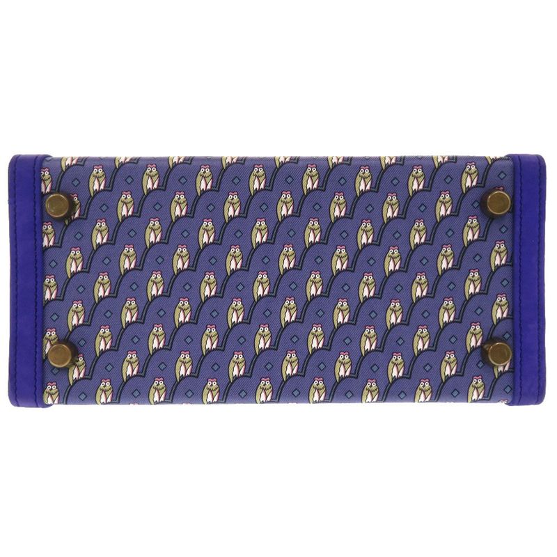 Hermes Kelly 20 Owl Outer Stitch Dobris Silk Blue Gold Hardware 00T Engraved