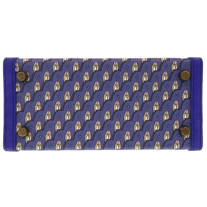 Hermes Kelly 20 Owl Outer Stitch Dobris Silk Blue Gold Hardware 00T Engraved