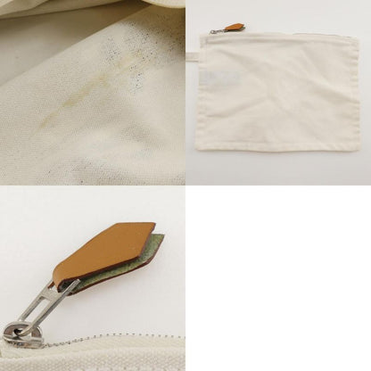 Hermes Cheveaune Canvas Brown/off White Unisex Tote Bag