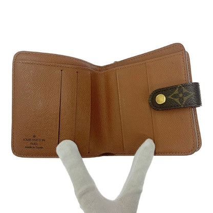 Louis Vuitton M61667 Monogram PVC Compact Zip Bifold Wallet Brown 388018