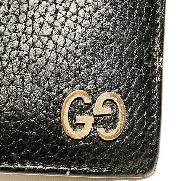 Gucci 547080 Leather Billfold Long Wallet Bifold Wallet Men's