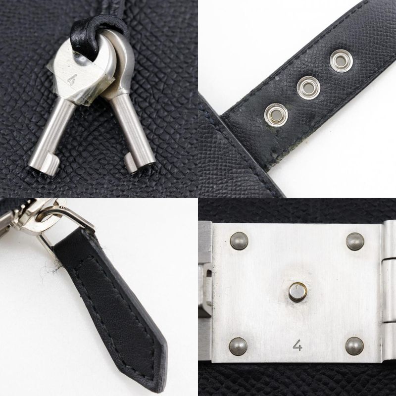 Hermes Sac A Depeches 38 Vaux Epson Black T Men's Business Bag