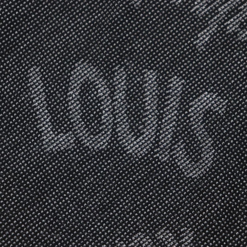 Louis Vuitton Cotton Logo Patterned Short Sleeve Polo Shirt Black M Made In