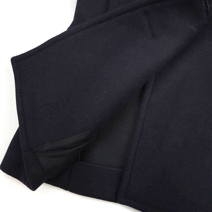 Celine by Phoebe Philo 15aw Melton Wool Short P Coat Navy 34