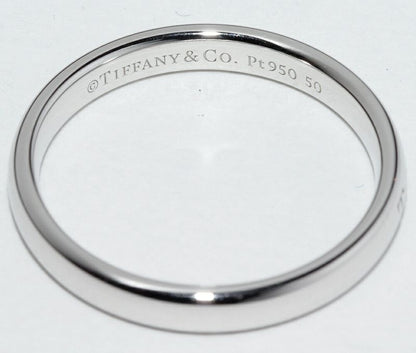 Tiffany & Co Ring Pt950 T&CO Band Ring Width 3mm (012in)
