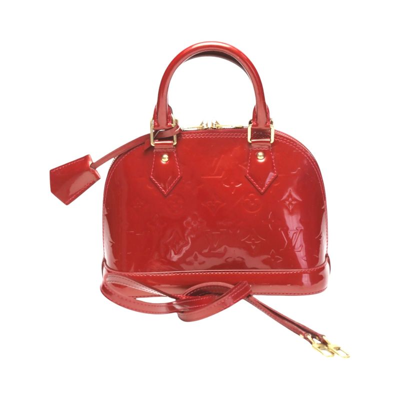 Louis Vuitton M90174 Monogram 2WAY Bag Alma BB Handbag Louis Vuitton Red
