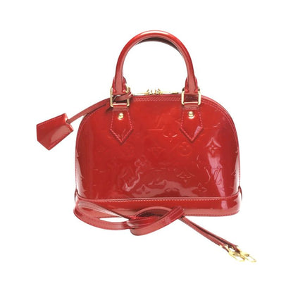 Louis Vuitton M90174 Monogram 2WAY Bag Alma BB Handbag Louis Vuitton Red