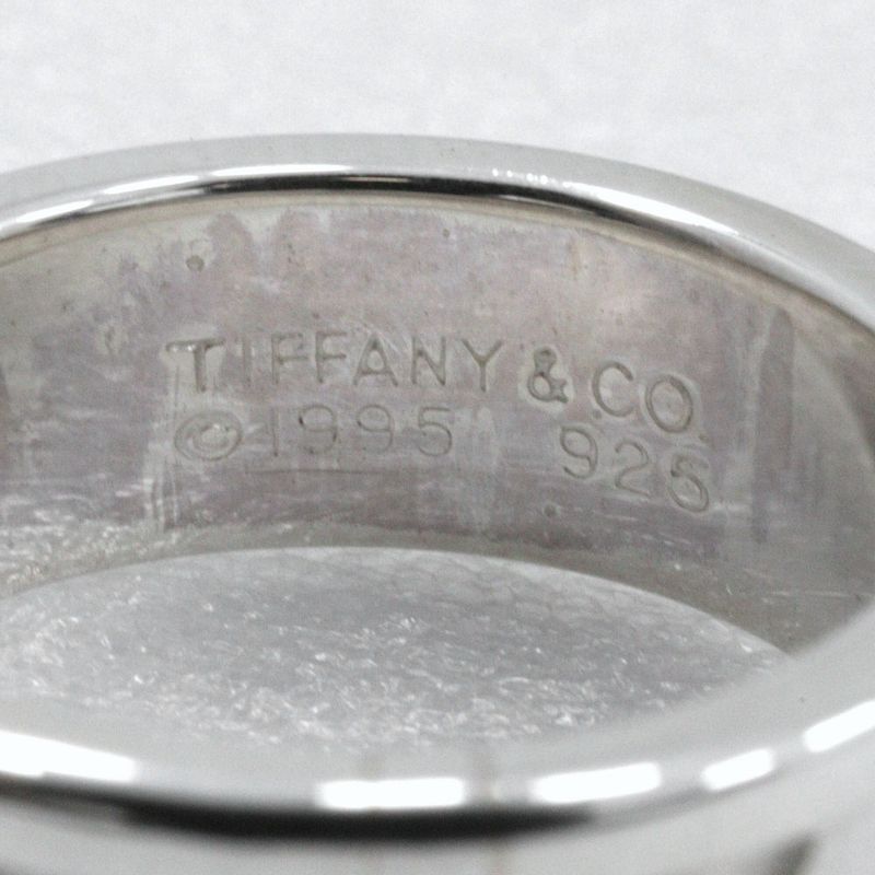 [tiffany & Co] Tiffany & Co Atlas Silver 925 Size 7.5 Ladies 5.5g Ring