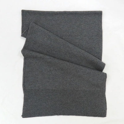 Chanel Shawl Aaa623 Gray-×black 2025 Cruises Cashmere Logo Simple
