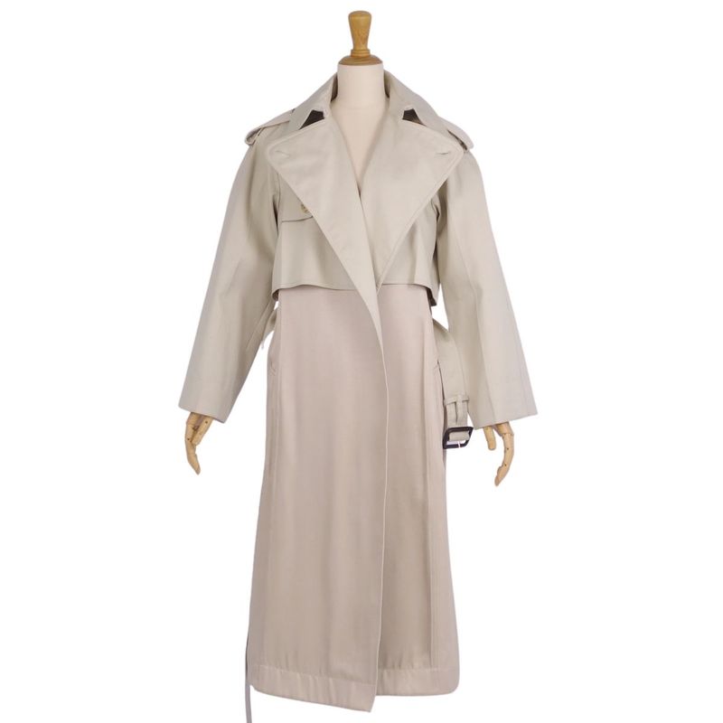 Celine Coat Trench Coat Phoebe Period Cotton Cut