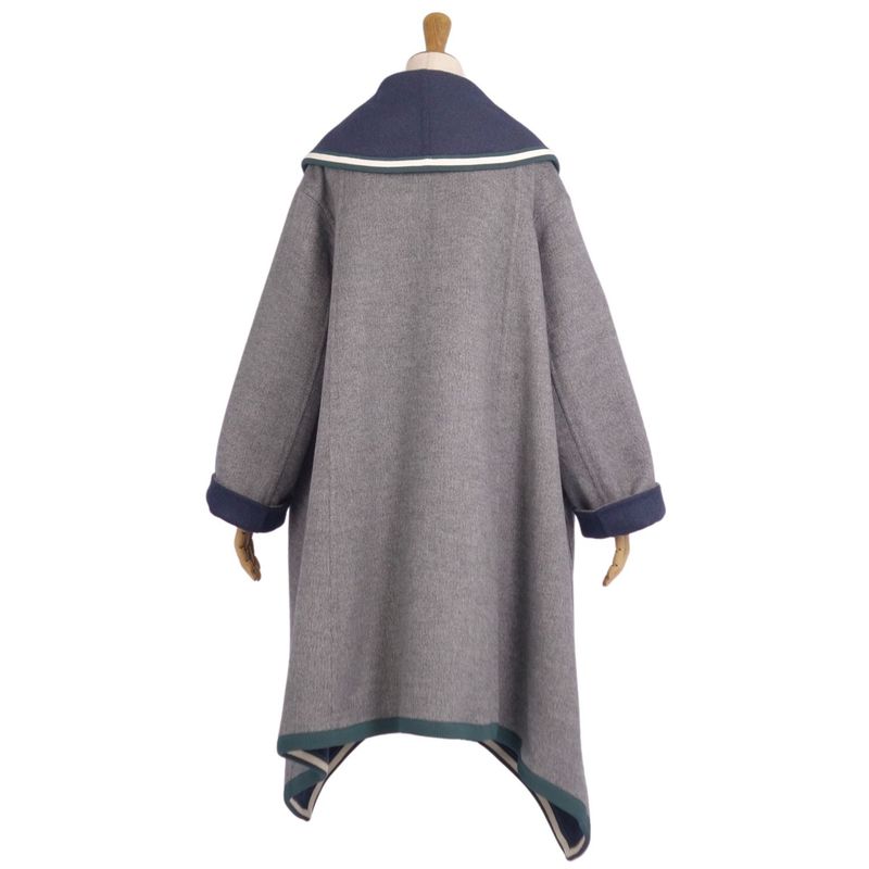 Hermes Coat Long Coat Knit Cashmere Outerwear