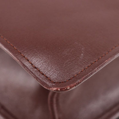 Cartier Must Line Calf Bordeaux Women's Shoulder Bag