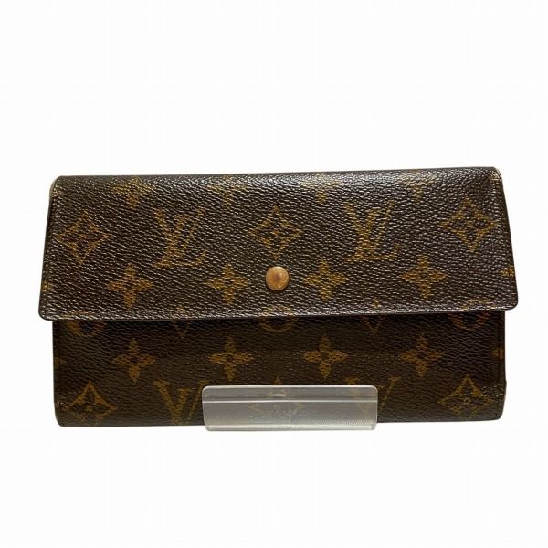 Louis Vuitton Monogram Portefeuille International M61217 Long Wallet Unisex