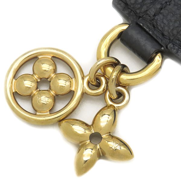 Louis Vuitton Card Case Porte Carte LV Charm Monogram Empreinte Black Gold