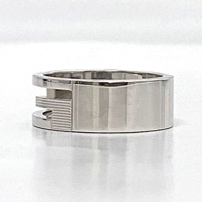 Gucci G Cut Ring Silver 032661 09840 8106 Ring