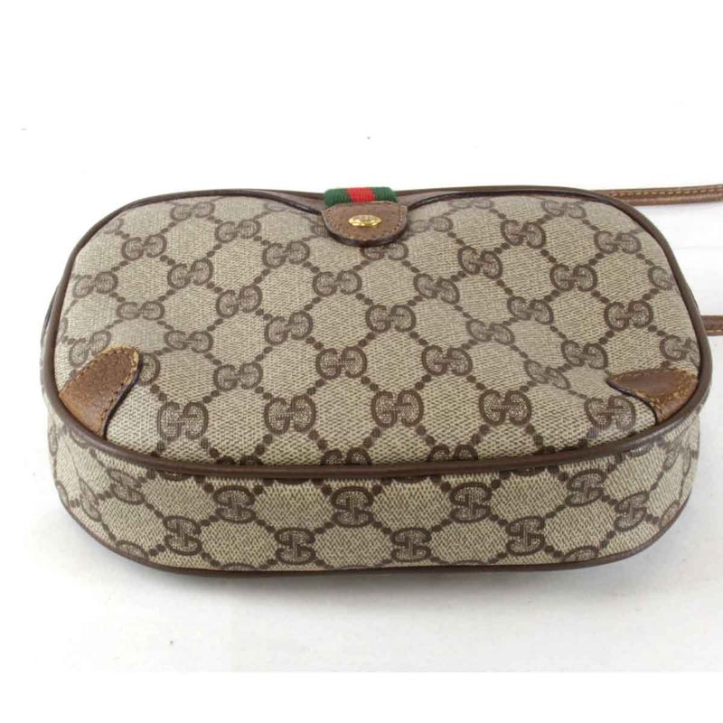 Gucci Old Gucci 8902066 Shoulder Bag GG Supreme Canvas Brown
