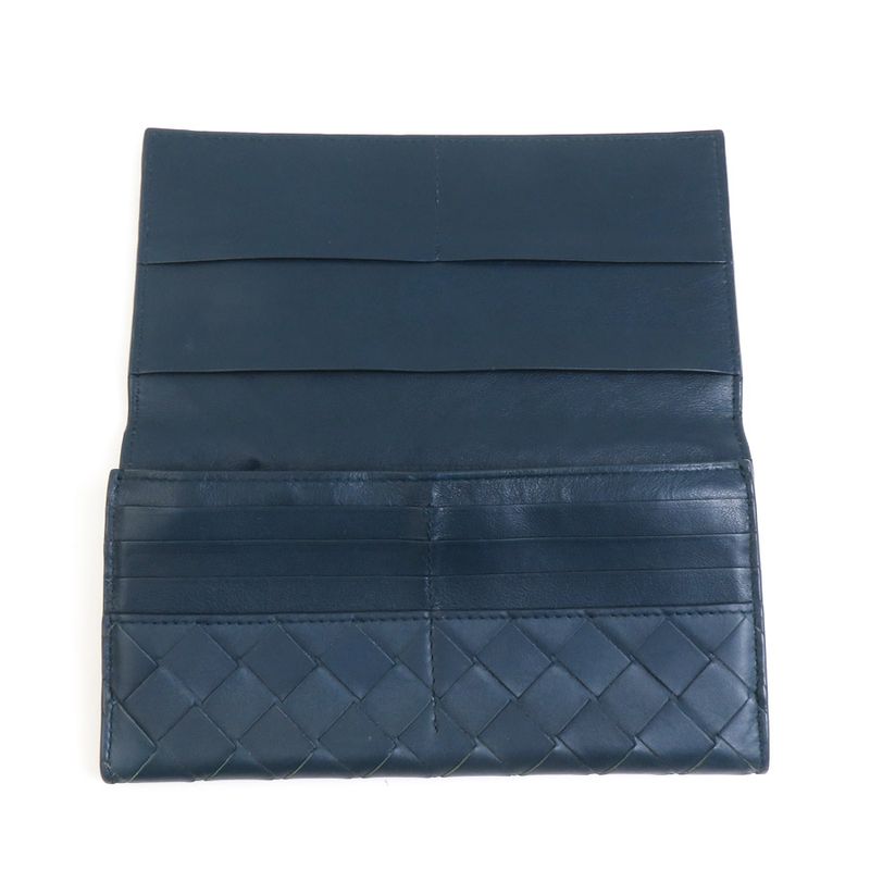 Bottega Veneta Long Wallet In Intrecciato