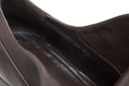 Gucci Shoes Business Shoes Business Men Leather Genuine Dark Brown 147529 A3n00