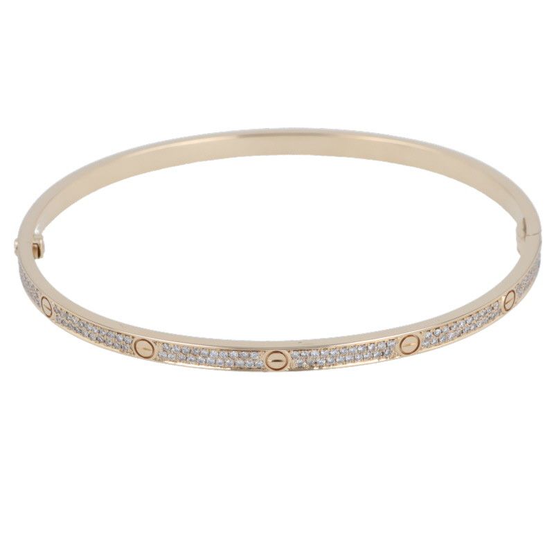 Cartier LOVE Bracelet SM Love Bracelet 18K Yellow Gold After PAVE Diamond