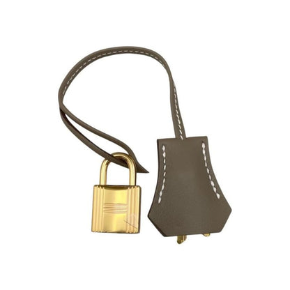 Hermes Handbag Birkin 25 W Engraved Swift Etoupe Glaze Gold Hardware Hermes