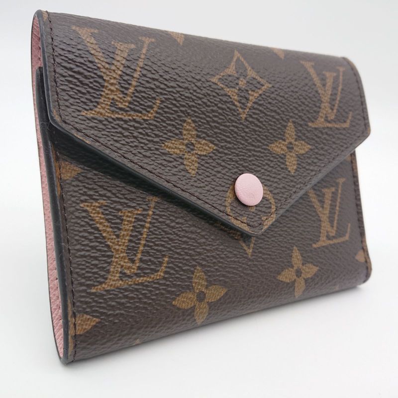 Louis Vuitton Trifold Wallet Portefeuille Victorine Pink