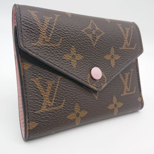 Louis Vuitton Trifold Wallet Portefeuille Victorine Pink
