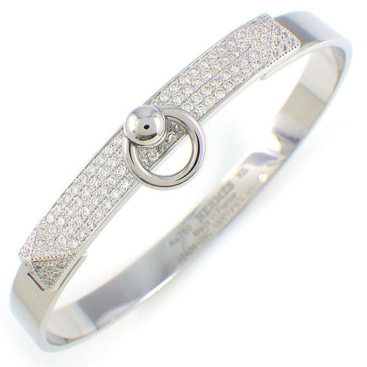Hermes Bangle Collier D'ocian Pyramid Medallion Studded Pavé Diamonds Total