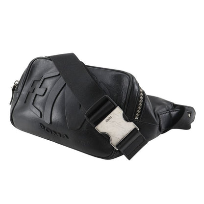 Fendi Fish Eye 2way Shoulder 7va526 Calf Black Unisex Body Bag