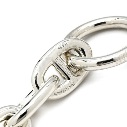 Hermes Bracelet Chaine D'ancre MM Silver 925 Silver 14 Frames Star Ring Silver