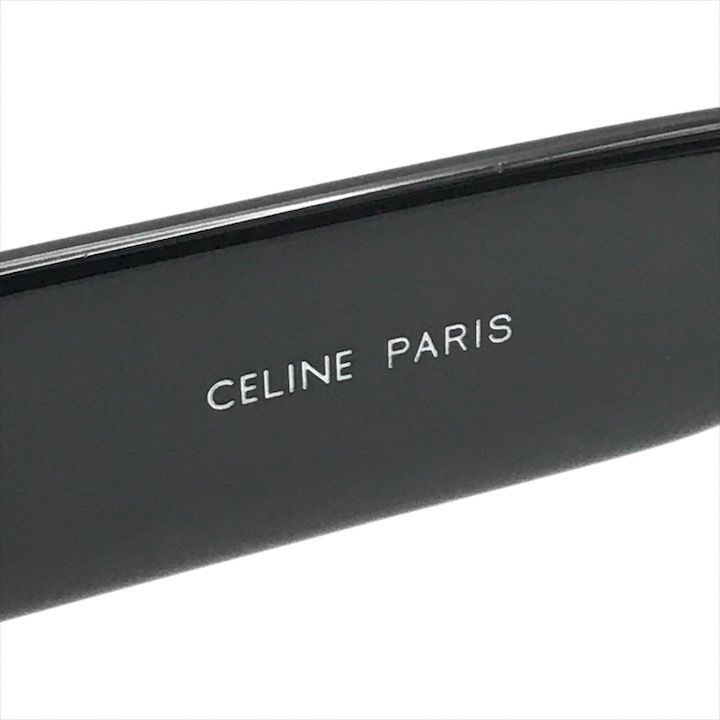 Celine Sunglasses Gold Logo Black Eyewear