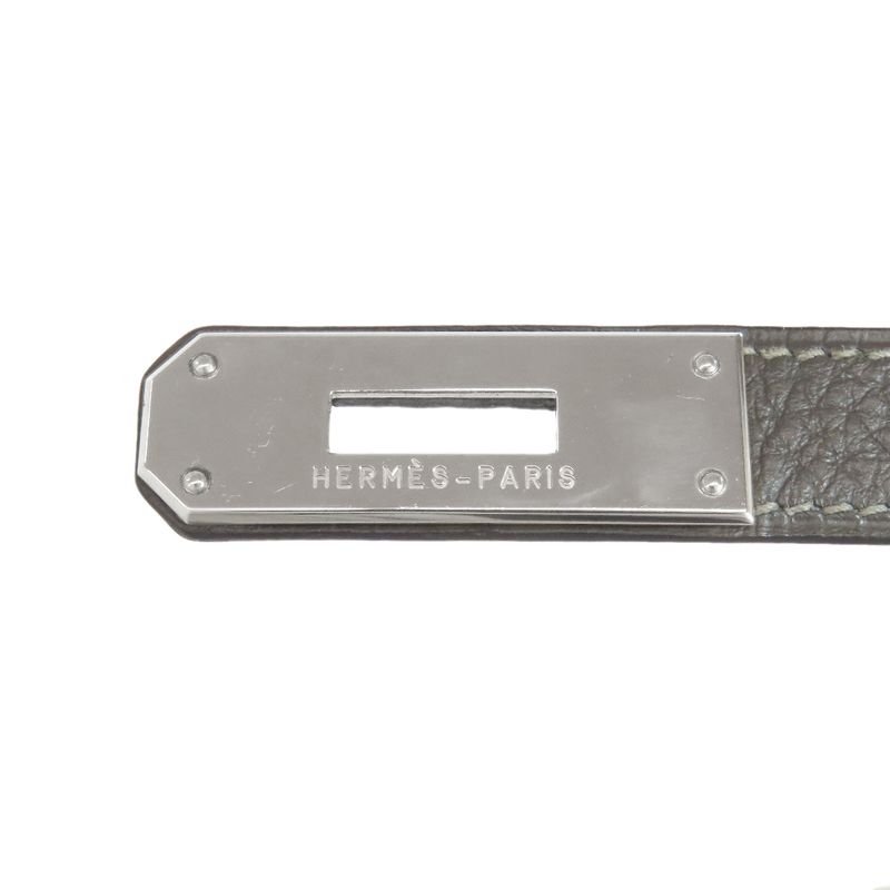 Hermes Kelly 32 Inside Stitched Tricolor Silver Hardware Handbag Taurillon Women