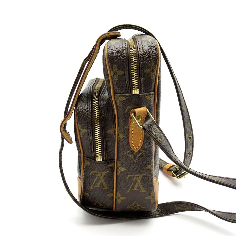 Louis Vuitton Amazon M45236 Monogram Women's Shoulder Bag Brown Excellent