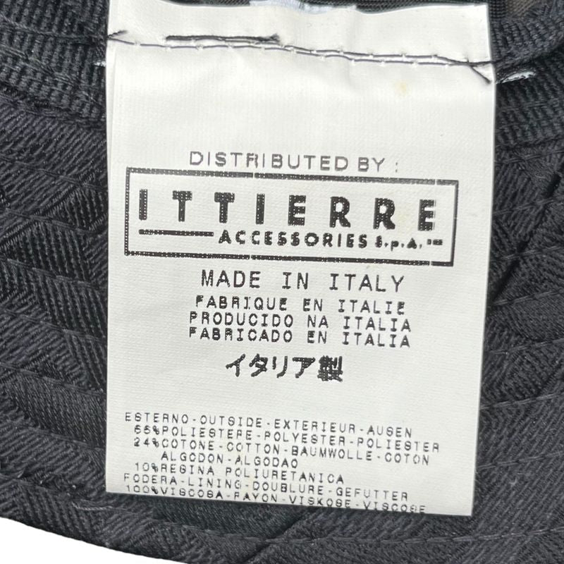 Versace Jeans Couture 90's ~ 00's Monogram Safari Hat Monogram Logo Safari Hat