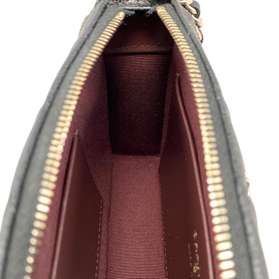 Chanel Shoulder Bag Classic Chain Clutch Mini Ap4704 Matelasse Caviar Skin Coco