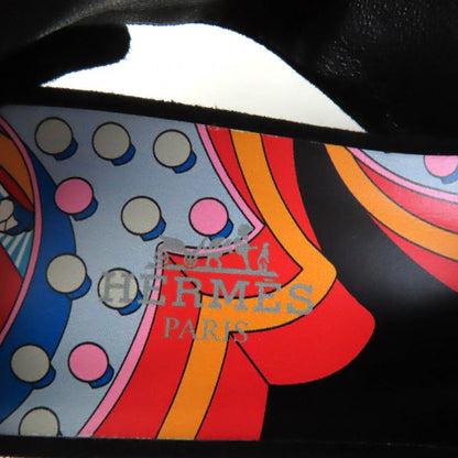 Hermes 2022 Suede Leather Pointed Toe Pumps With Back Bow Black 37 Storage With