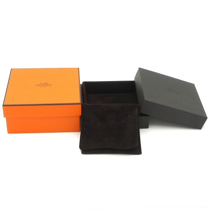 Hermes Bangle Chaine D'ancre Anchene Silver Size: SH