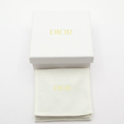 Dior/christian Dior Necklace CD Navy Gold And Clear CD Motif