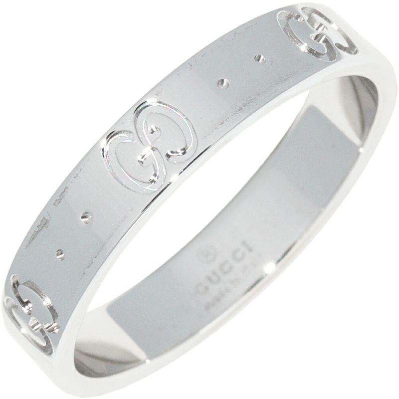 Gucci Rings 18K White Gold Iconic Ring