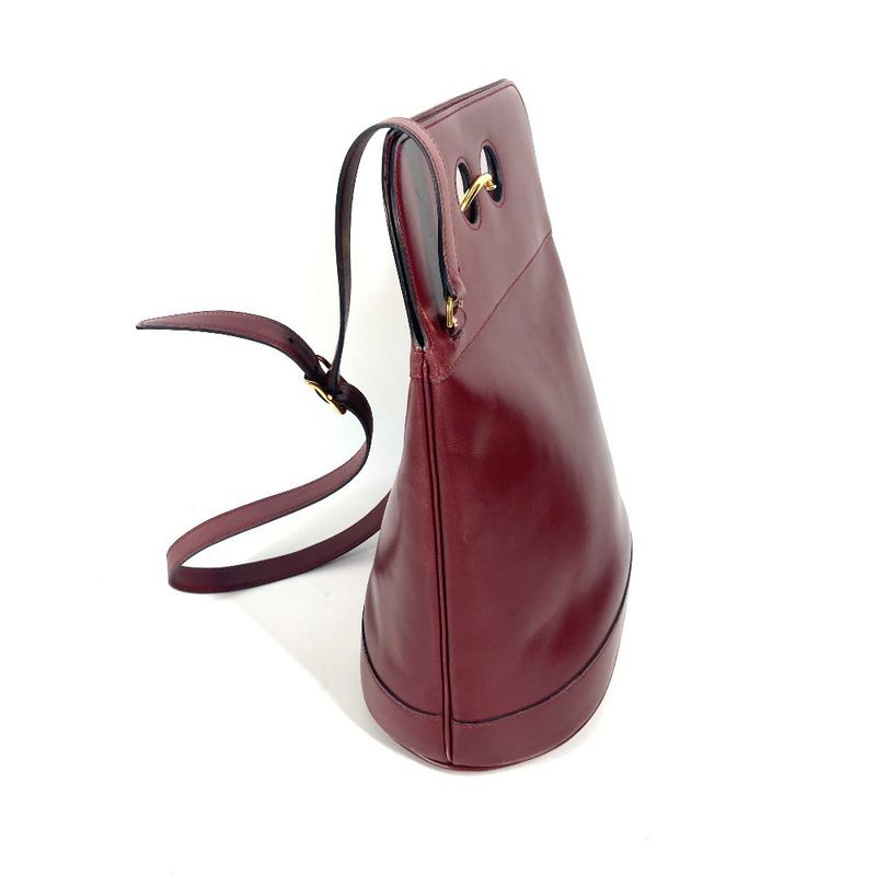 Hermes Shoulder Bag Alix Leather Bordeaux