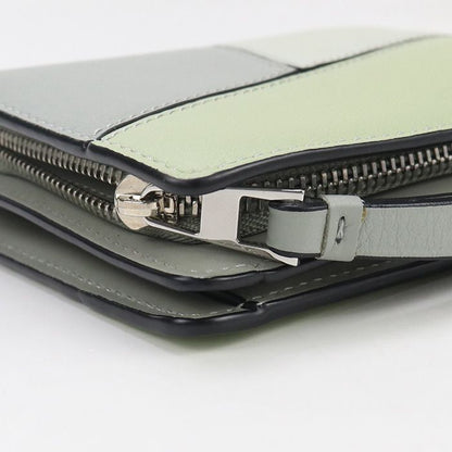 Loewe Compact Zip Wallet Puzzle Bifold Wallet With Coin Purse Calf Womens