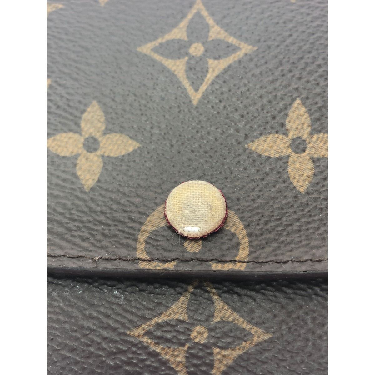 Louis Vuitton Women's Long Wallet Monogram Porte Feuille Emily M61289 Brown X