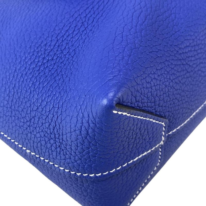 Hermes Tote Bag Cabas Serie 31 Blue Royal