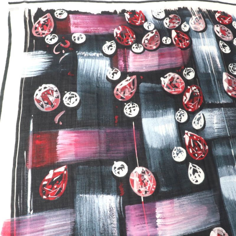 CHANEL 100% Cashmere Tweed 2023 Fringed All Over Large Scarf Shawl Multi With