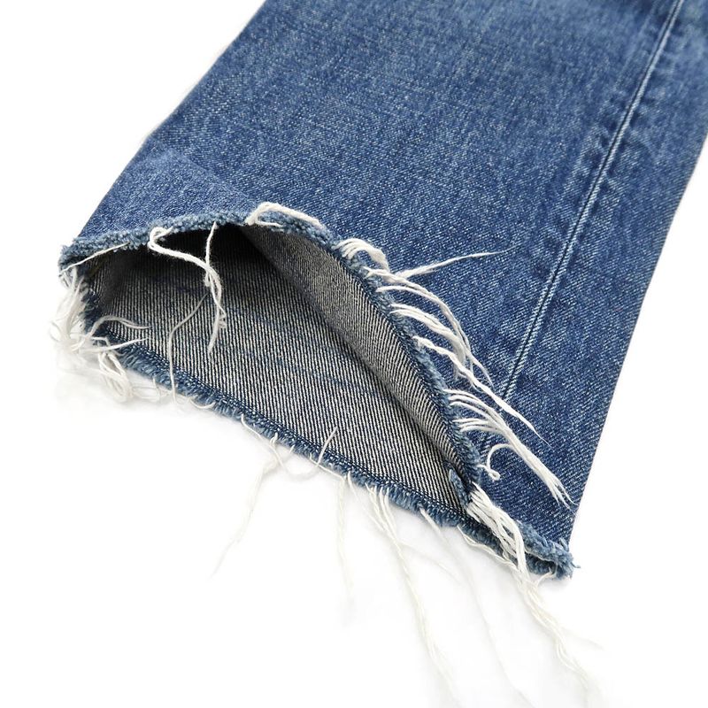 Celine Cut-off Denim N799365m07du 26 Size Blue Denim Pants Women's